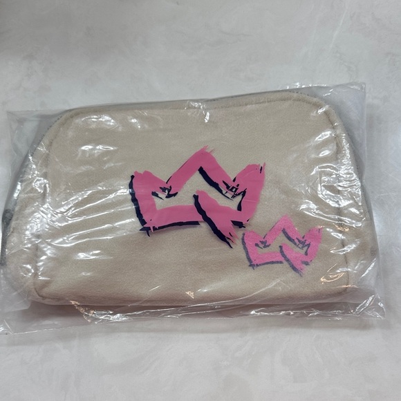 Primal Queen Beige Pouch with Pink Crown Design NIP - Picture 7 of 7